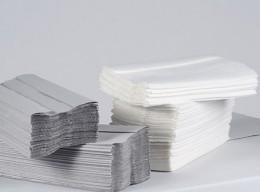 Asciugamano piegato a C dettaglio